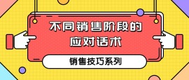 第二课  不同销售阶段的应对话术
